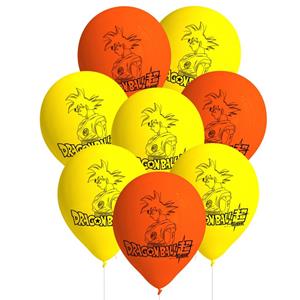 Balões Dragon Ball Látex, 8 unid.
