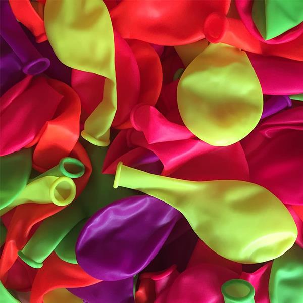 Balões Fluorescentes Multicolor 25 cm