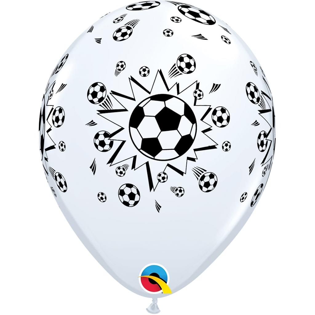 Balões Futebol Látex, 6 unid.