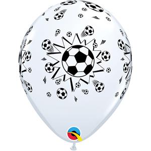 Balões Futebol Látex, 6 unid.