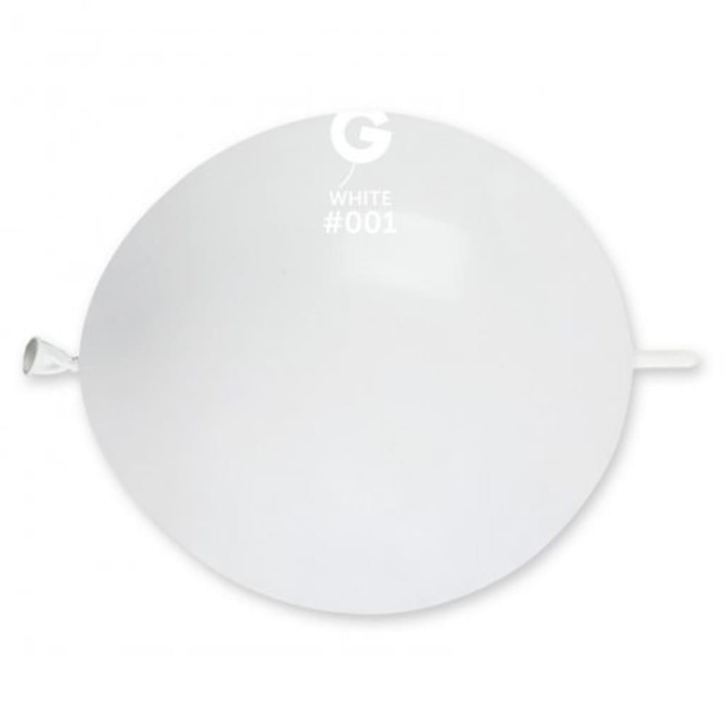 Balões G-Link Brancos Látex, 33 cm, 50 unid. Balões G-Link Brancos Látex, 33 cm, 50 unid.