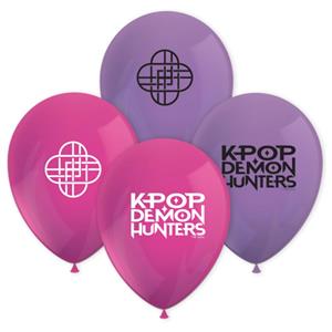 Balões Guerreiras K-Pop Látex, 8 unid.
