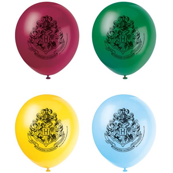 Balões Harry Potter Latex, 8 unid.