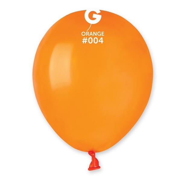 Balões Laranja Látex, 13 cm, 100 unid.