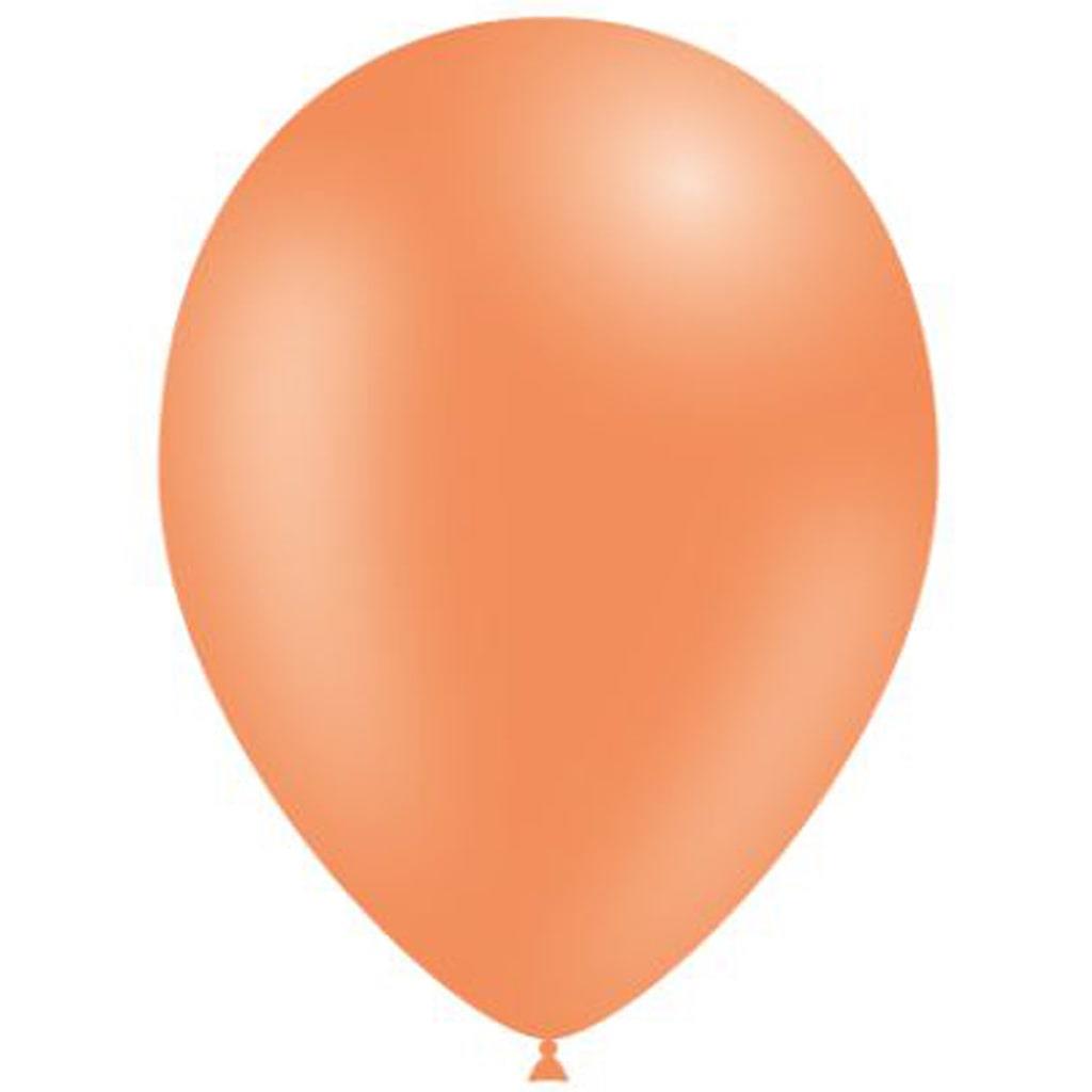 Balões Laranja Látex, 14 cm, 100 unid.