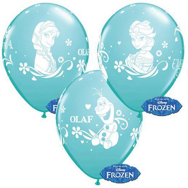 Balões Latex Frozen, 6 Unid.