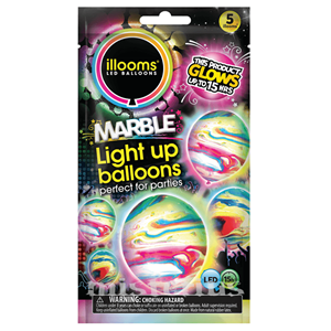 Balões Led Marble 5 un