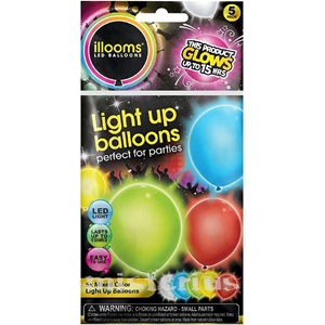 Balões Led Multicor 5 un