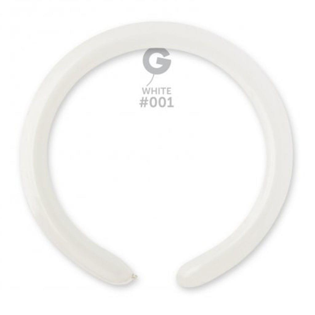 Balões Modelar Branco Gemar, 50 unid. Balões Modelar Branco Gemar, 50 unid.