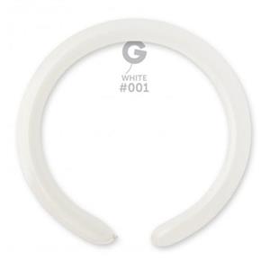 Balões Modelar Branco Gemar, 50 unid. Balões Modelar Branco Gemar, 50 unid.