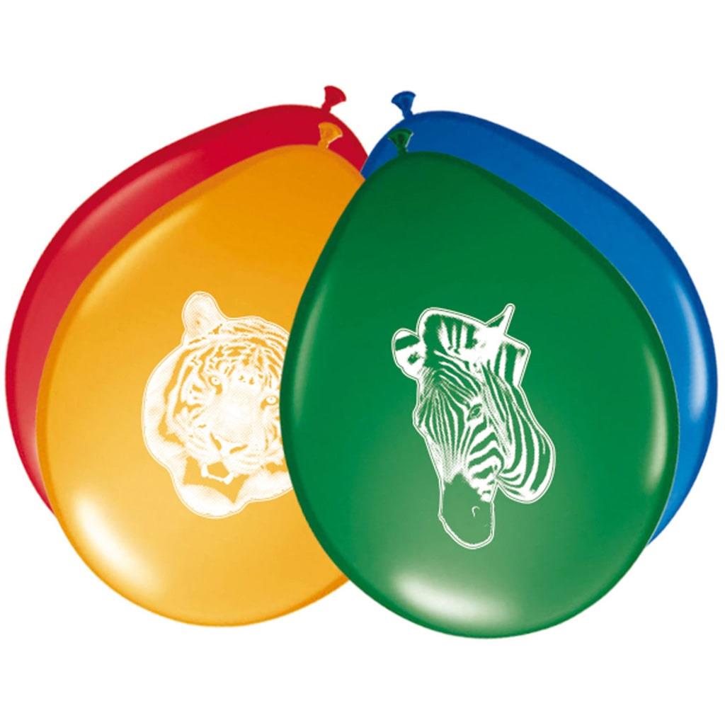 Balões Multicolor Safari, 8 unid.