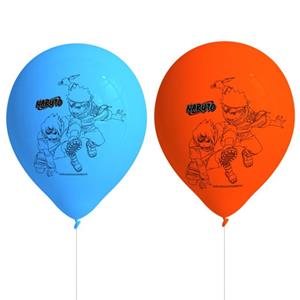 Balões Naruto Látex, 8 unid.