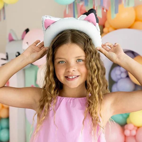 Balões Orelhas Gabby Foil, 6 unid.