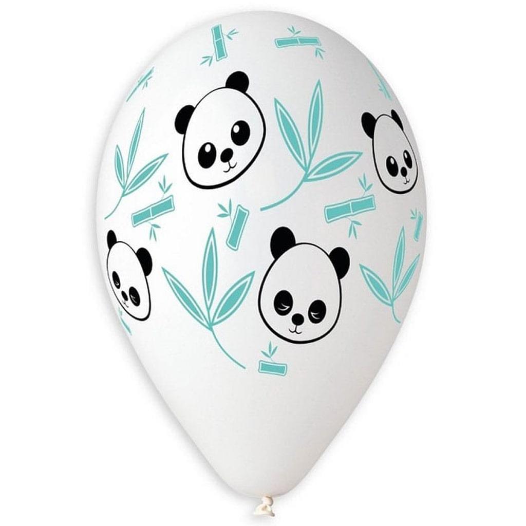 Balões Panda Bambu Látex, 4 unid.