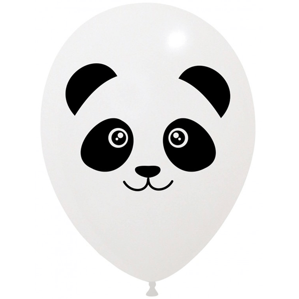 Balões Panda Latex, 6 unid.