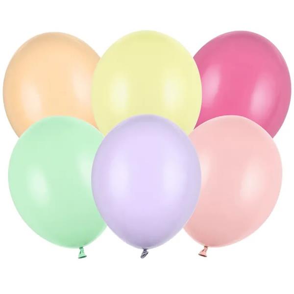 Balões Pastel Latex, 10 unid.