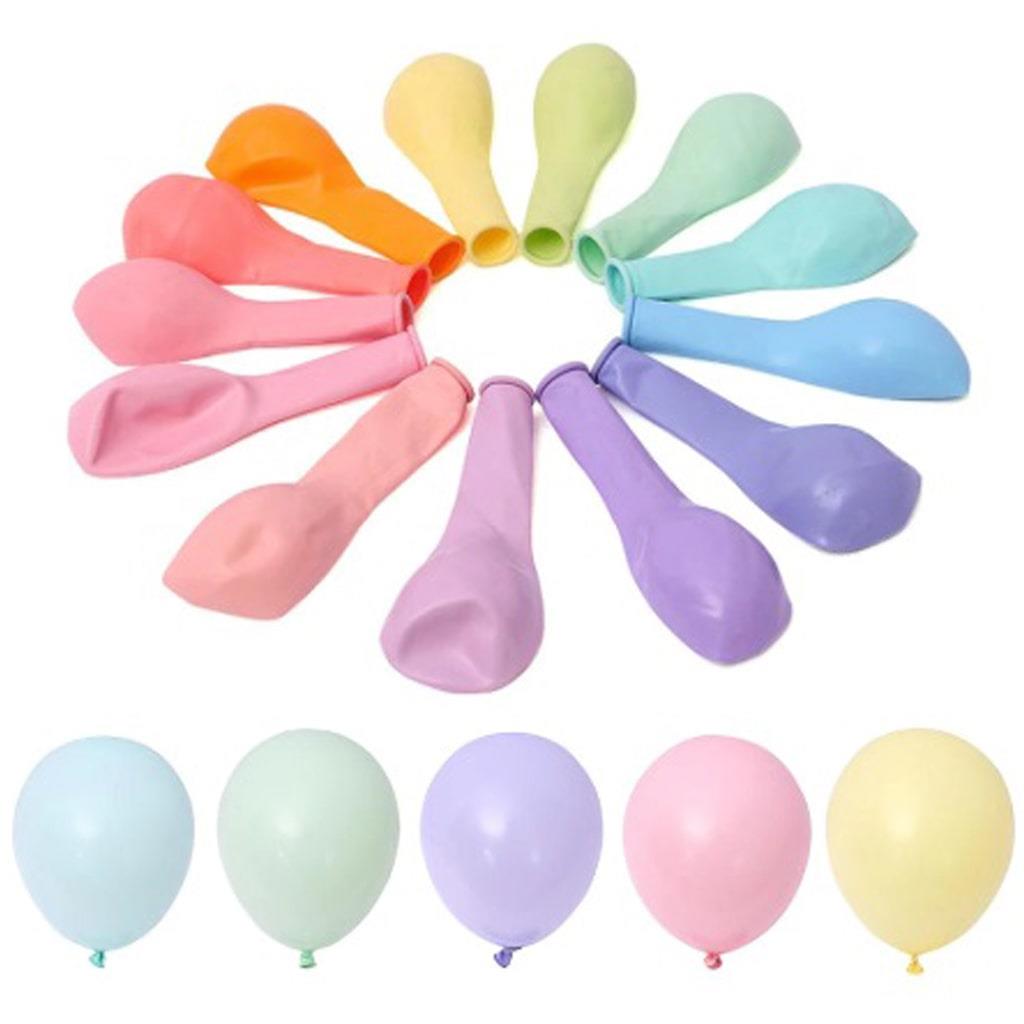 Balões Pastel Latex, 100 unid.