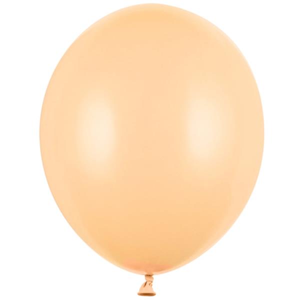 Balões Pêssego Pastel Látex, 30 cm, 10 unid.