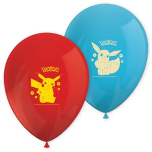 Balões Pokémon Next Generation Látex, 8 unid.