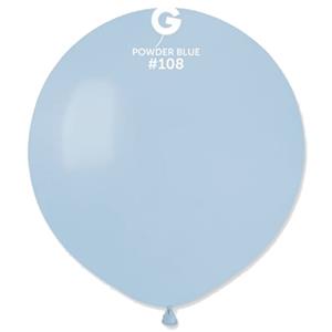 Balões Powder Blue Látex, 48 cm, 25 unid.
