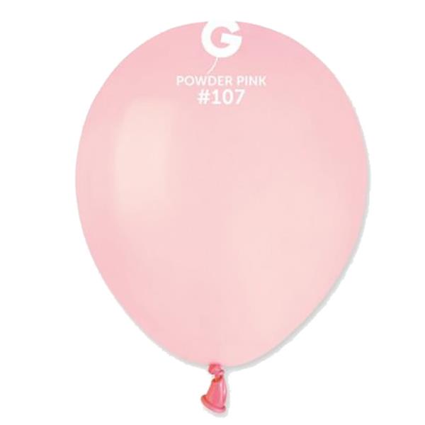Balões Powder Pink Látex, 13 cm, 100 unid.