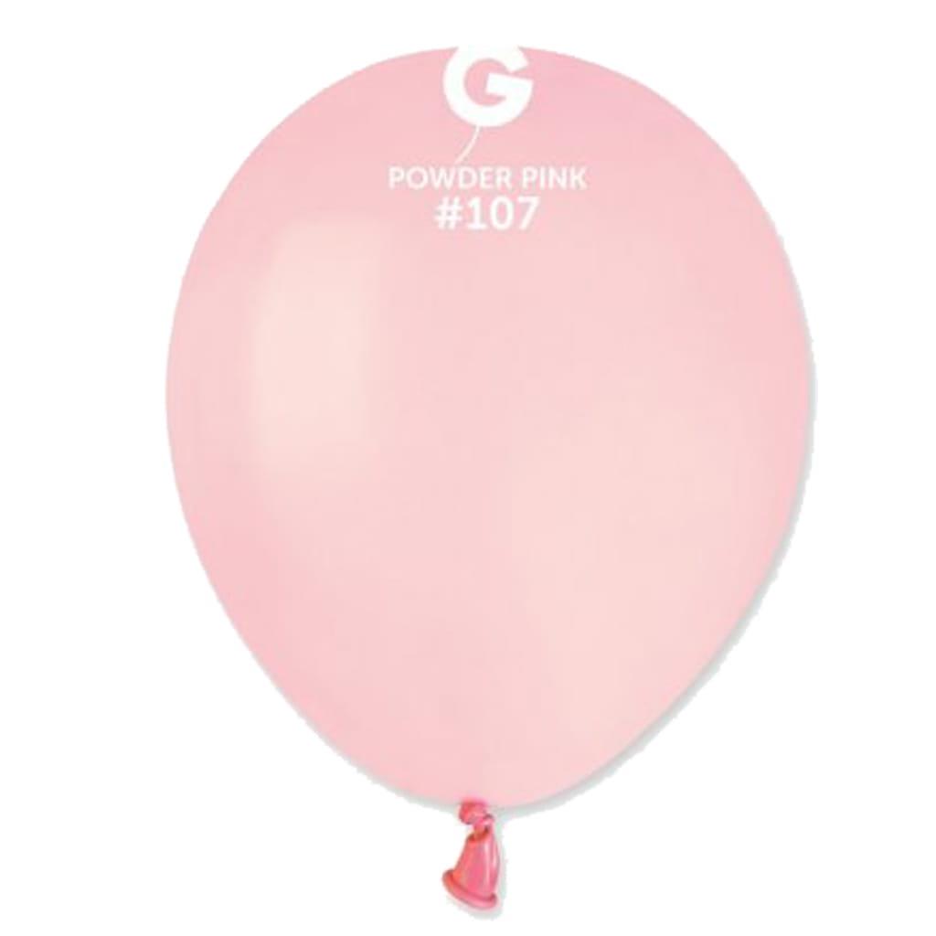 Balões Powder Pink Látex, 13 cm, 100 unid.