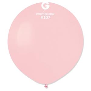 Balões Powder Pink Látex, 48 cm, 25 unid.