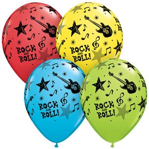 Balão Rock And Roll Multicor
