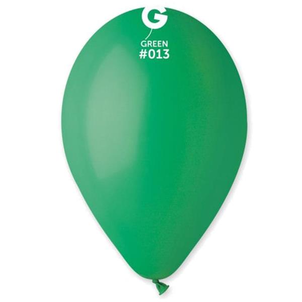 Balões Verde Látex, 30 cm, 100 unid.