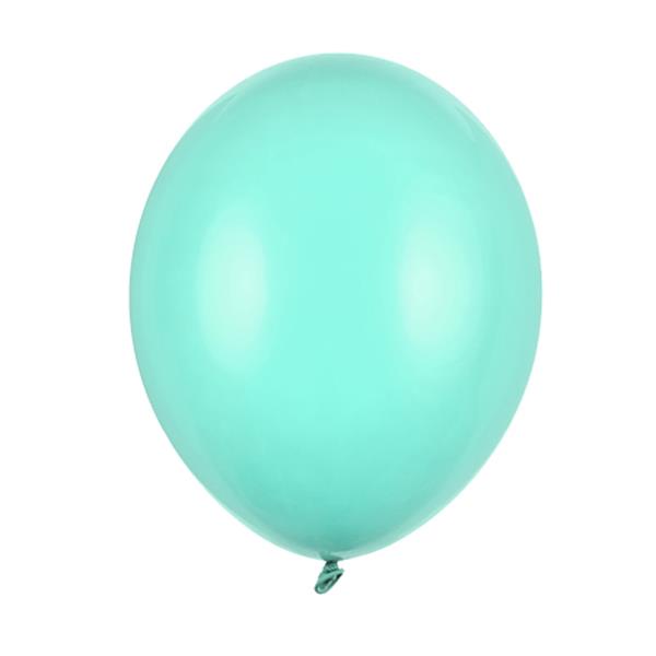 Balões Verde Menta Latex, 12 cm, 100 unid.