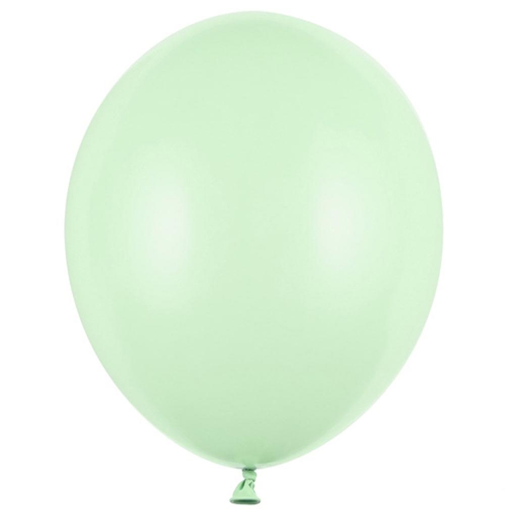 Balões Verde Pistachio Látex, 30 cm, 50 unid.