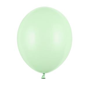 Balões Verde Pistachio Pastel Látex, 12 cm, 100 unid.