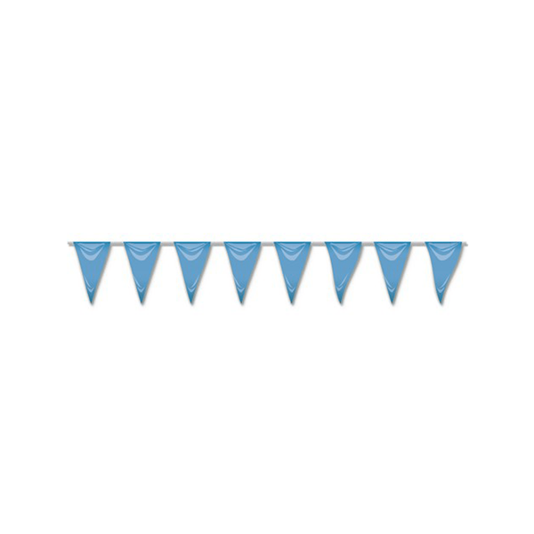 Bandeiras Triangulares Azuis, 5 mt