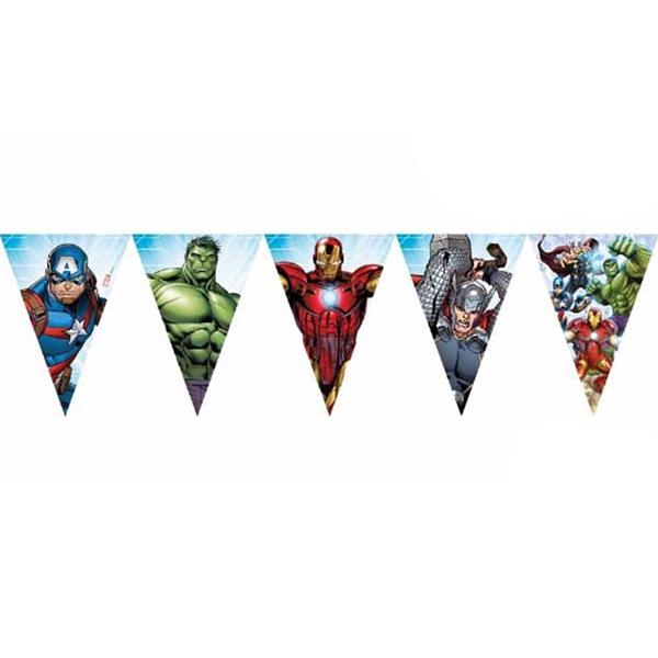 Bandeirolas Avengers, 230 cm