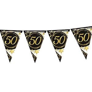 Bandeirolas Festa 50 Anos com Glamour, 3 mt