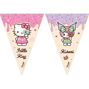 Bandeirolas Hello Kitty e Kuromi, 2,30 mt