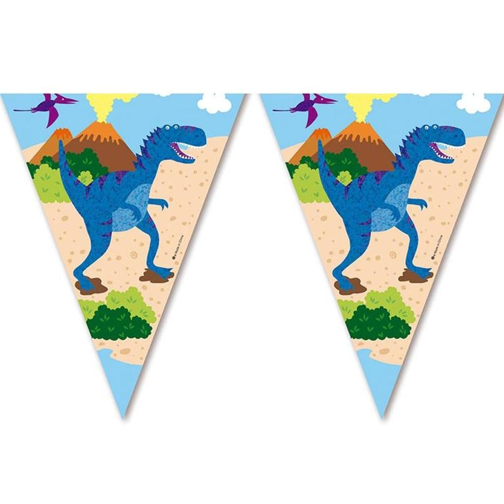 Bandeirolas Mundo dos Dinossauros, 3,60 mt