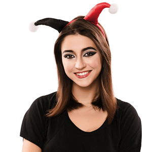 Bandolete Arlequim Vermelha e Preta