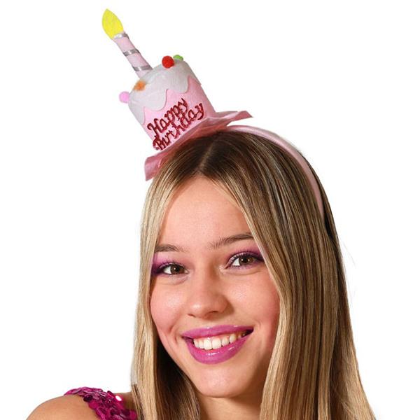 Bandolete Bolo Happy Birthday com Vela Bandolete Bolo Happy Birthday com Vela