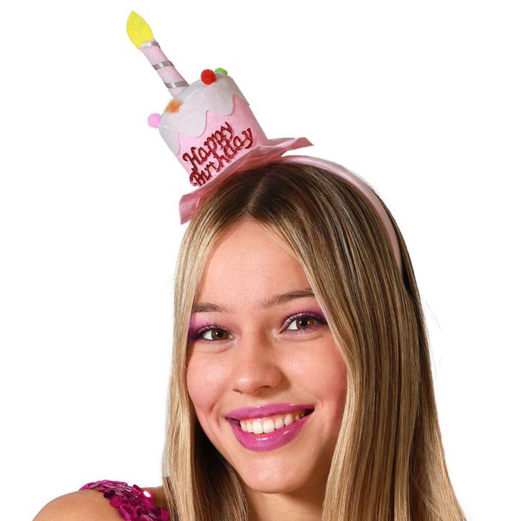 Bandolete Bolo Happy Birthday com Vela