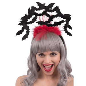 Bandolete com Morcegos e Penas Vermelhas