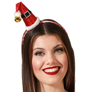 Bandolete Mini Chapéu Pai Natal com Guizo