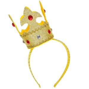 Bandolete Mini Coroa Dourada com Brilhantes Bandolete Mini Coroa Dourada com Brilhantes