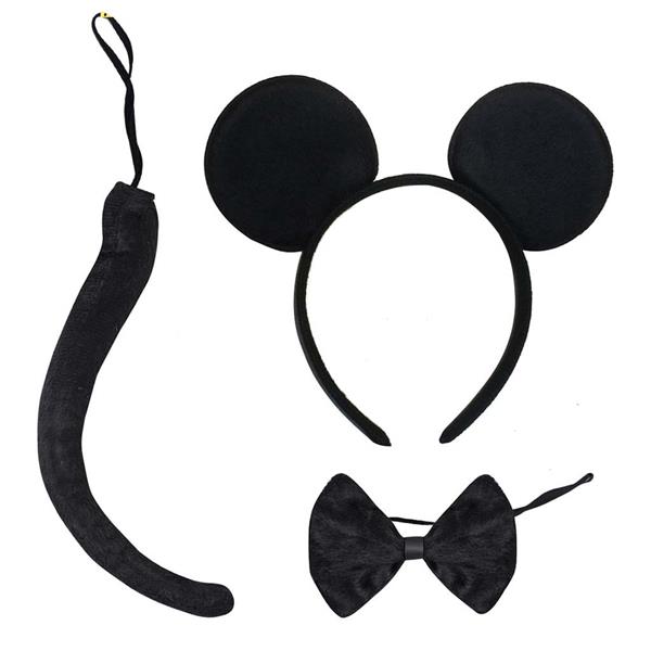 Bandolete Rato Mickey com Laço e Cauda