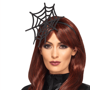 Bandolete Teia de Aranha Preta em EVA