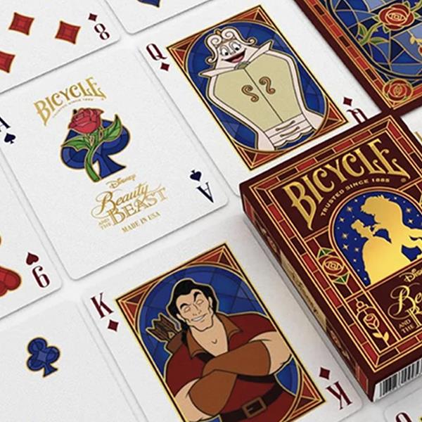 Baralho de Cartas Bicycle Bela e o Monstro Disney