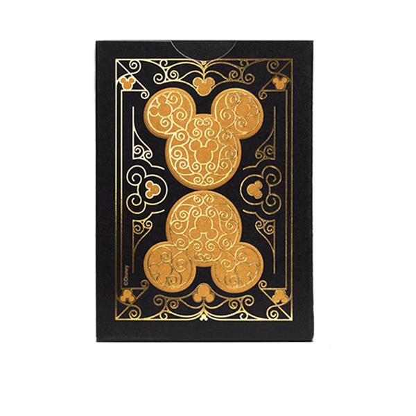 Baralho de Cartas Bicycle Mickey Mouse Dourado e Preto