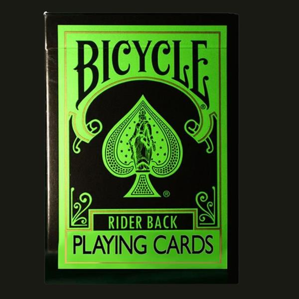 Baralho de Cartas Bicycle Reverse Green and Black