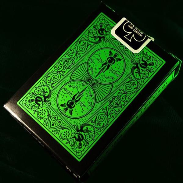 Baralho de Cartas Bicycle Reverse Green and Black