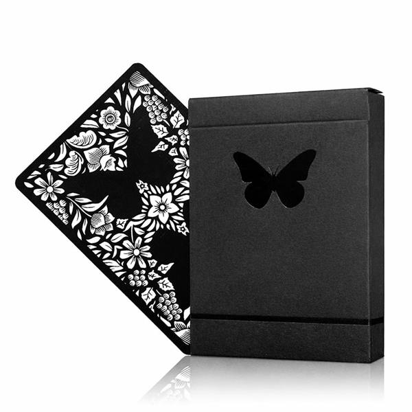 Baralho de Cartas Butterfly Preto